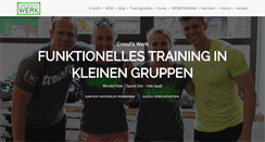 Desktop Screenshot of crossfitwerk.de