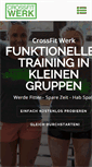 Mobile Screenshot of crossfitwerk.de